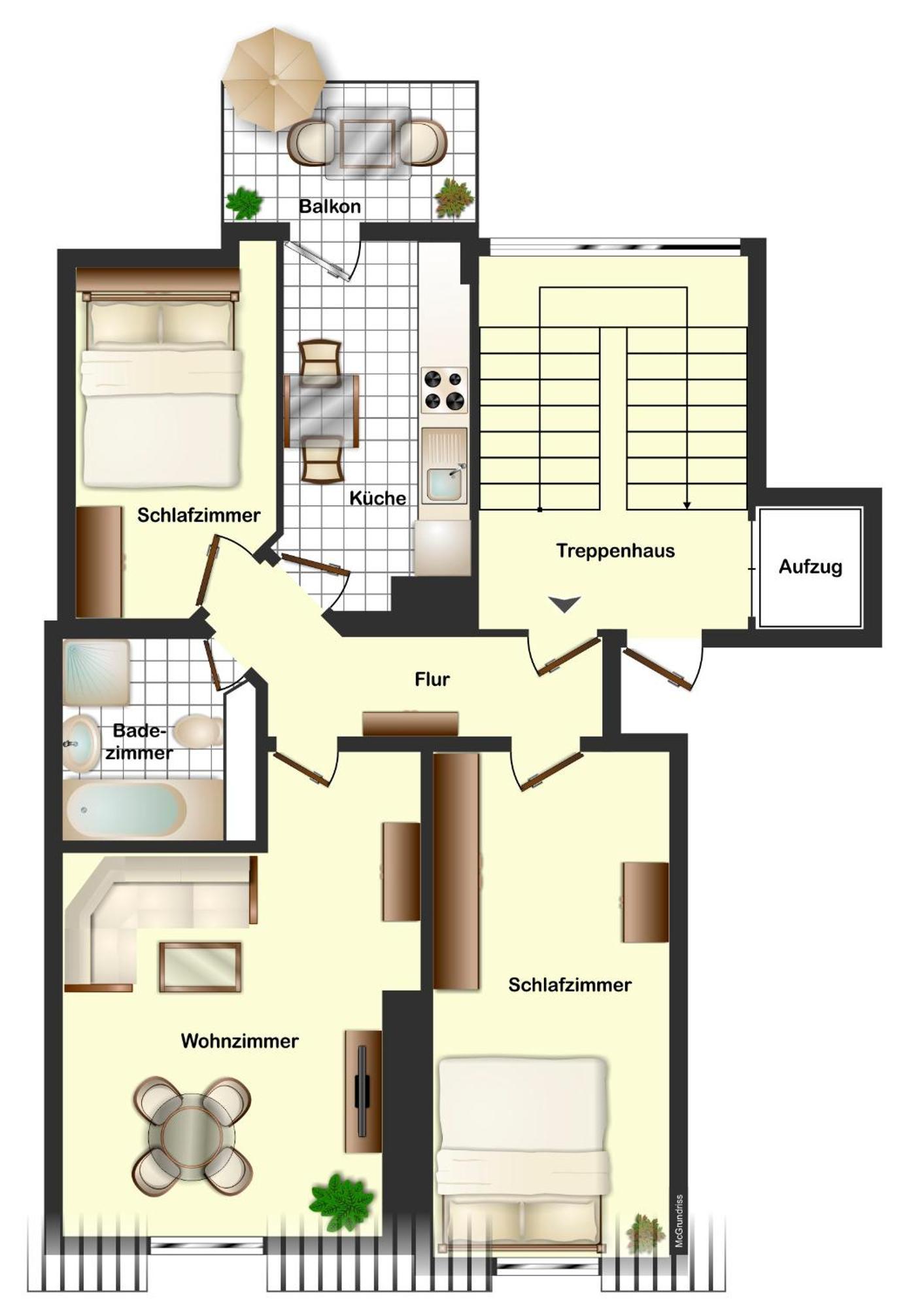 Wohnung Mit Blick Auf Die Zitadelle Petersberg - 3 Zimmer Erfurt Exteriör bild
